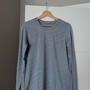 Men's Gray Long Sleeve Shirt